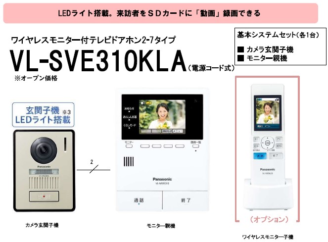 ドアホンがあなたに代わり名前と用件を尋ねてくれる「あんしん応答」機能や来訪者を動画で録画できる安心機能満載のパナソニック製「どこでもドアホン」を標準装備！オプションにて子機の増設も可能です